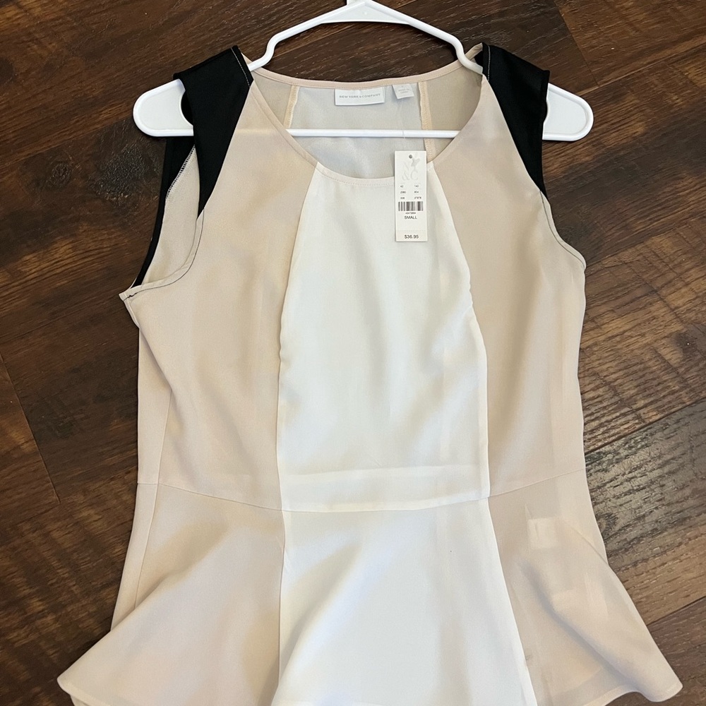 New York & Co. peplum top